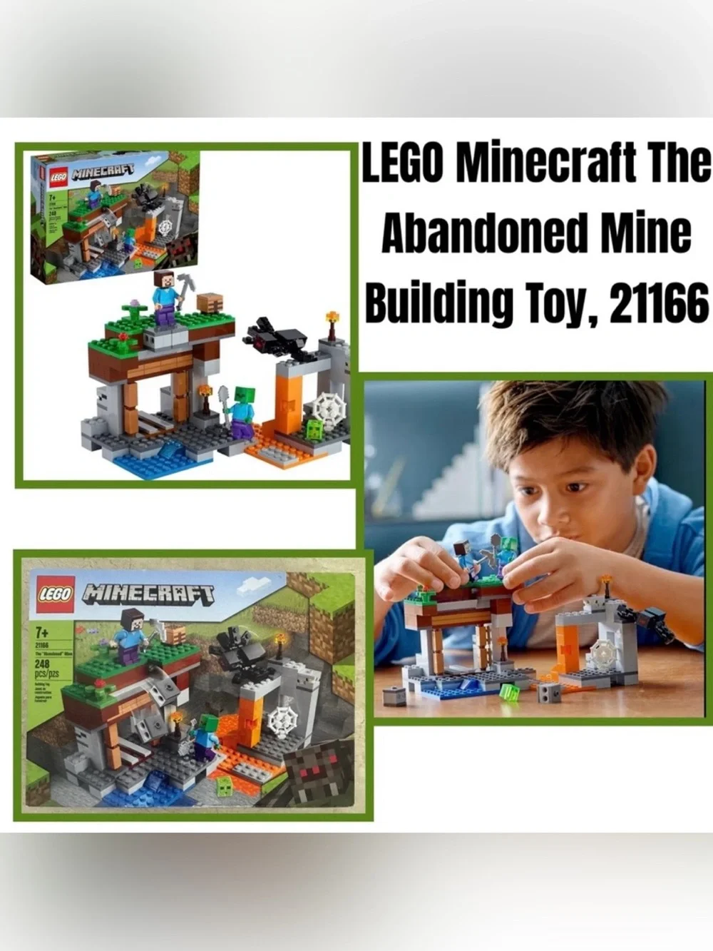 LEGO Minecraft The Abandoned Mine Building Toy, 21166